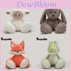 Plush Toy Grey Wolf Dog Rabbit Fox Collectors Edition With Pp Cotton For Kids And Teens