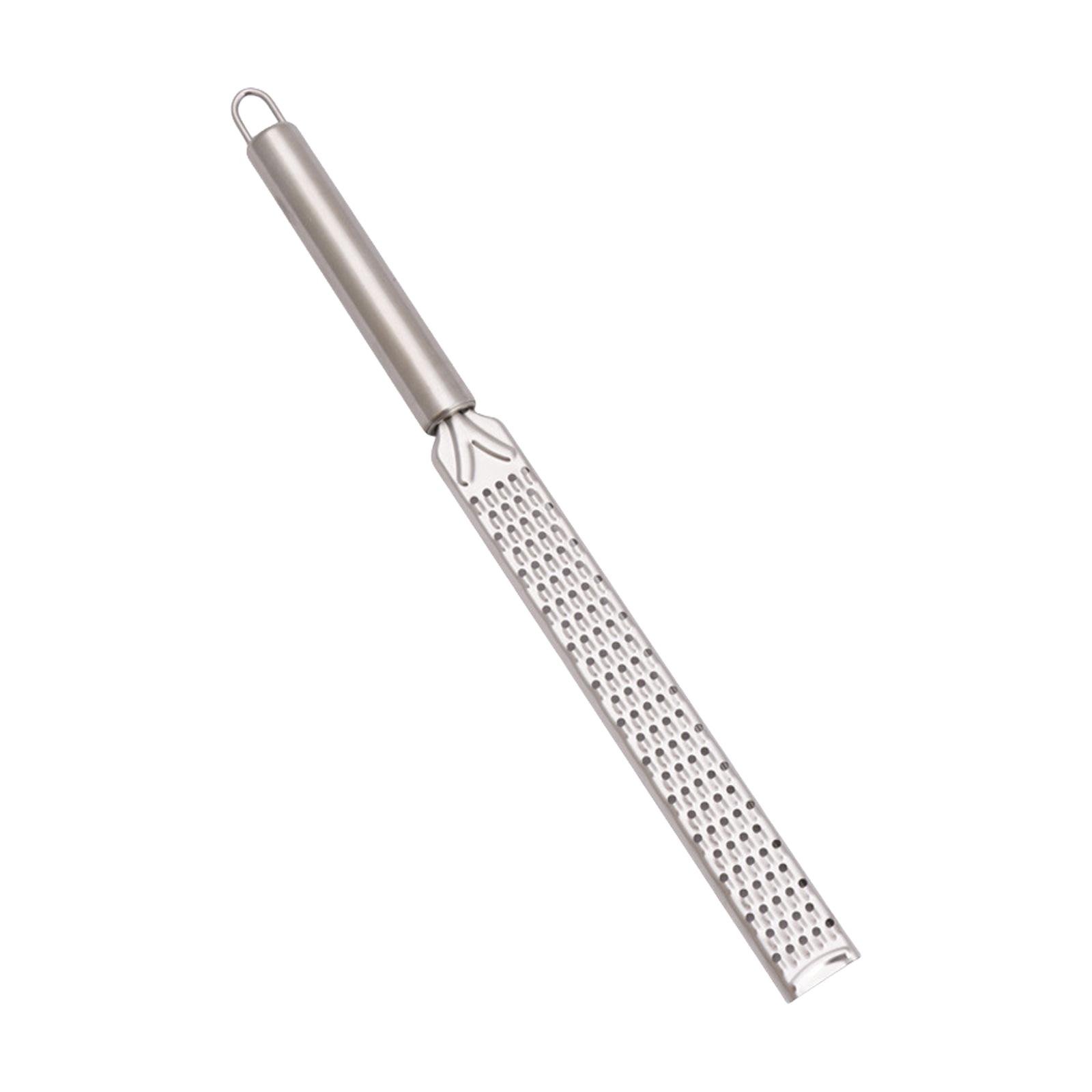 

Прямоугольная терка для сыра из нержавеющей стали, подвесная лимонная овощечистка с длинной ручкой, ручная сырорезка, простая в использовании