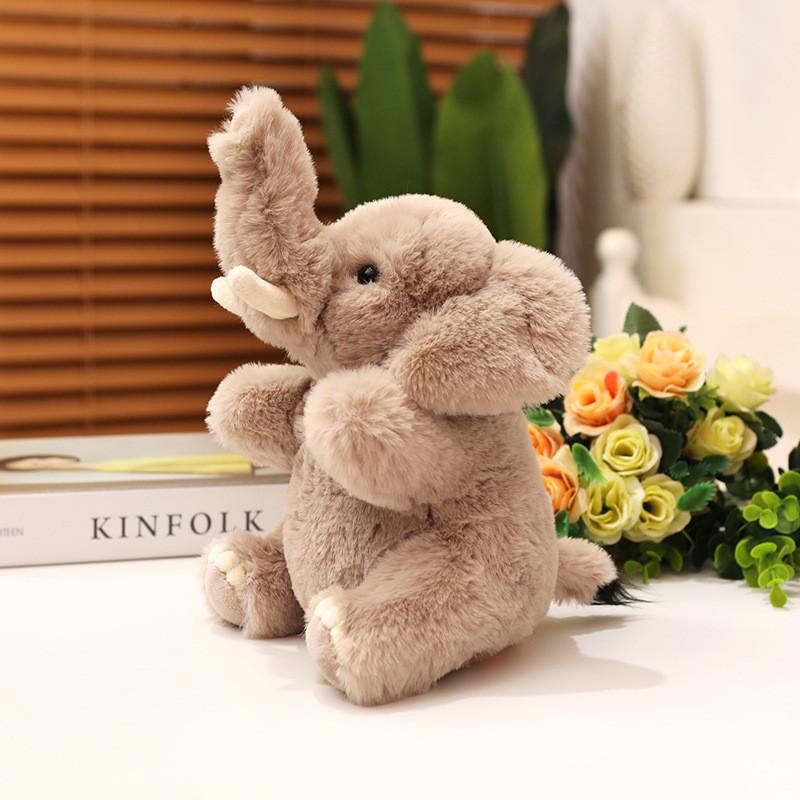 

Elephant Plush Realistic Toy Cute Stuffed Animal Companion Ideal For Children And Decoration StyleA