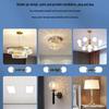 G9 LED G4 Pin Bulb, High Brightness, Energy-Saving, Flicker-Free, 220V Ceramic Tricolor Corn Light.