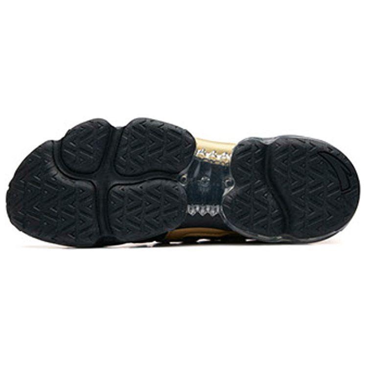 Anta Seeed Non-Slip Wear-Resistant Low-Top Running Shoes Men sneakers Black Yellow 91935503-2