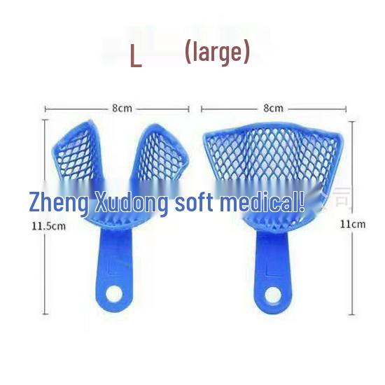 

Стоматологическая слепочная ложка: Сверхтвердая, одноразовая модель из гипса и пластичной стали для зубных протезов