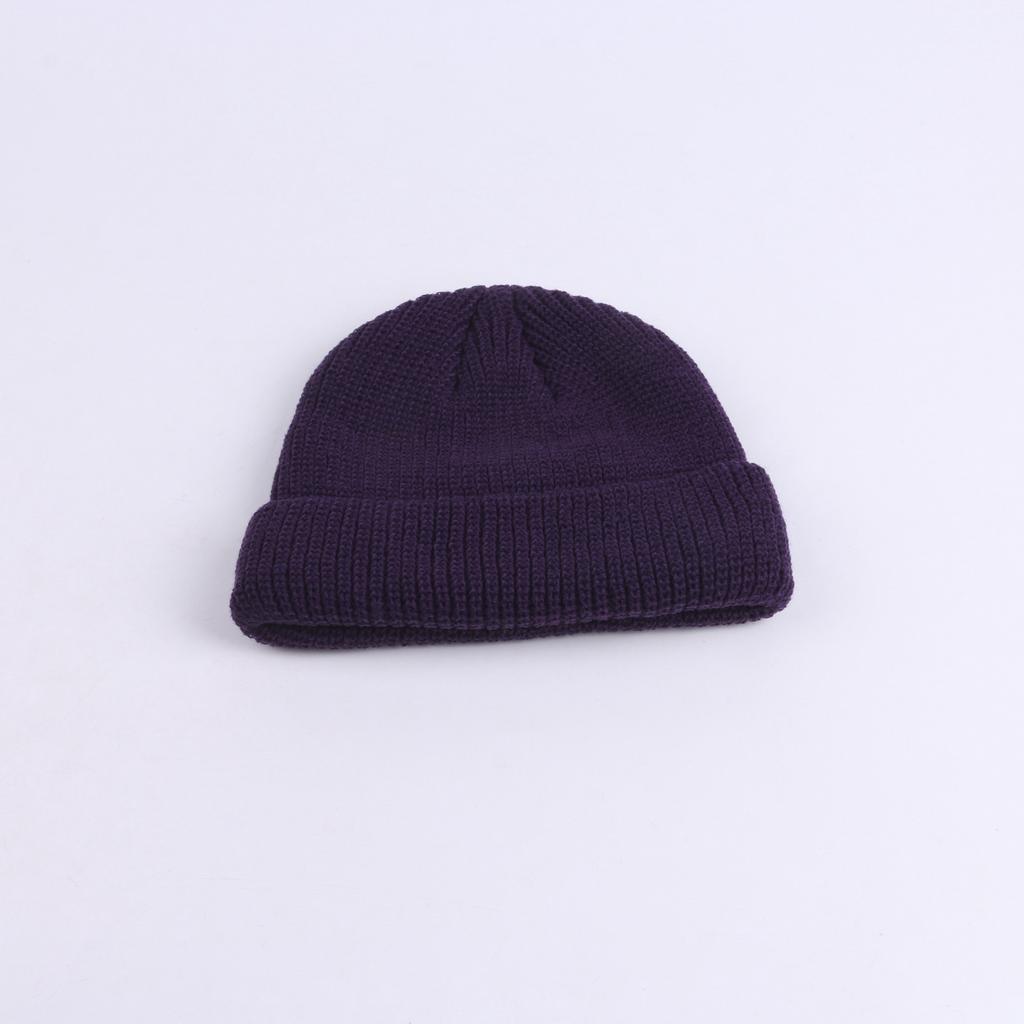 Cold Hat Men's Autumn and Winter New Wool Hat Street Fashion Landlord Hat Korean Short Knitted Melon Leather Hat European and American