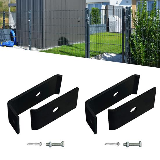 Fence Fasteners Grid Mounting Kit Easy Installation Mesh Mounting System Weather-Resistant Grid Installation Set
