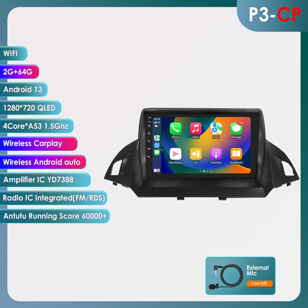 9-inch Android GPS Navigation Screen for 2013-2017 Ford Kuga Center Console