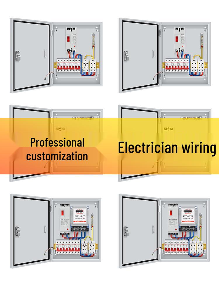 Surface Mounted Single-Phase 220V Meter Box with Recessed Charging Pile & Complete Control Set