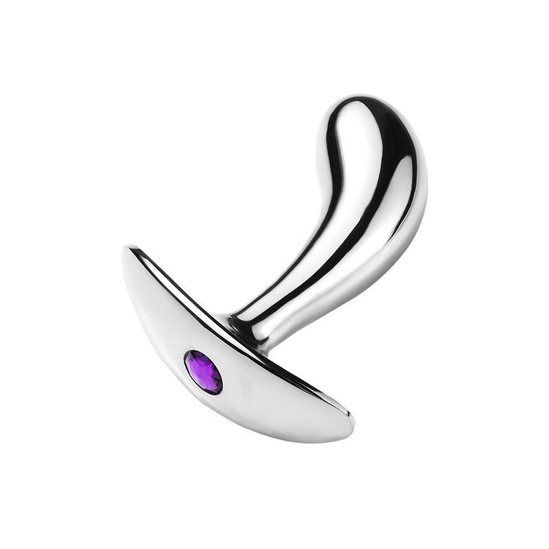 Aluminiumlegierung G-Punkt Flirt Metall Daumenanker Analplug für Weibliche Outdoor Selbstbefriedigung