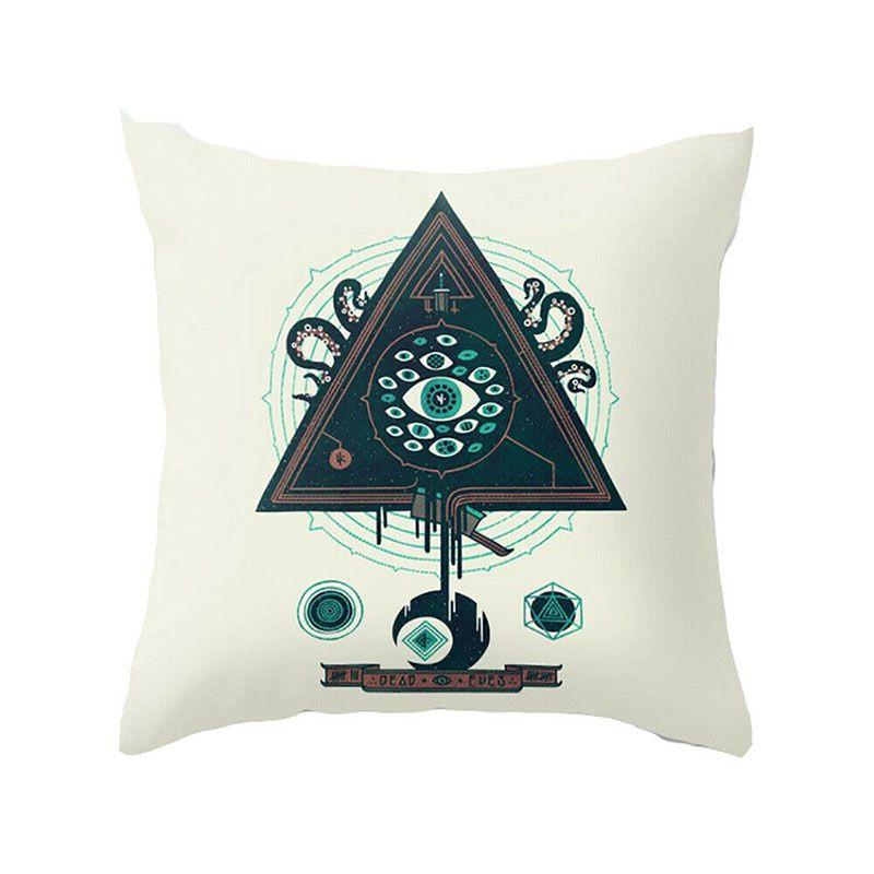 Fronha de Almofada com Estampa de Halloween Super Macia Ideal para Decoração de Casa e Presentes