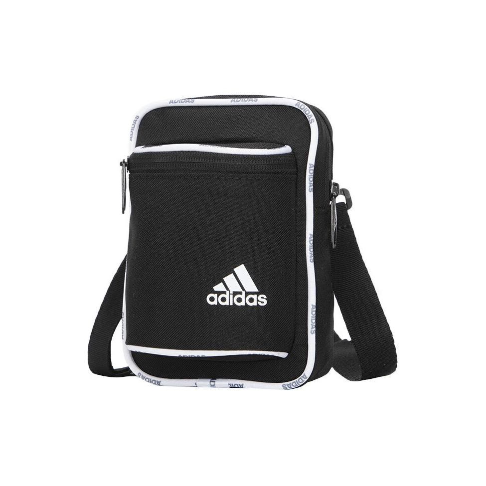 Adidas Classic Big Logo Basic Zip Shoulder Crossbody Bag Unisex bags Black HE2678 Black