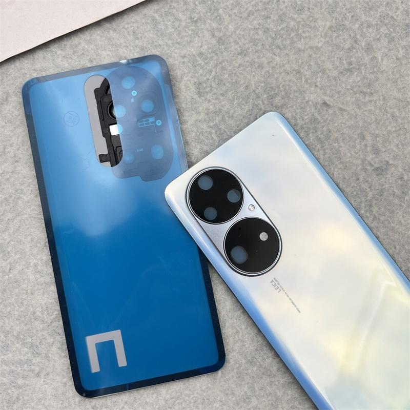 Back Glass Cover For Huawei P50 Pro P50pro JAD-AL50 Battery Cover Rear Door Housing For P50 ABR-AL00 With Camera Lens Frame