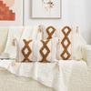 Tufted Tassel Pillow Case Bohemian Home Living Room Sofa Bedroom Tassel Back Cushion Core-Free Premium Durable