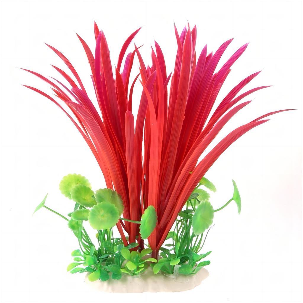 1 szt. Sztuczne Plastikowe Rośliny Wodne Rośliny do Akwarium Dekoracja Krajobrazu Tło do Zbiornika Rybnego Sztuczne Rośliny Wodne