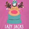 Lazy Jacks Girls Reindeer Long-Sleeved T-Shirt