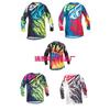 Maglia da Ciclismo da Montagna a Manica Lunga Uomo Donna Asciugatura Rapida Traspirante Shirt da Performance per Trail Riding