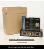 American Retro Wooden Pen Holder: Multi-functional Fake Book Desktop Storage Box and Home Study Ornament.