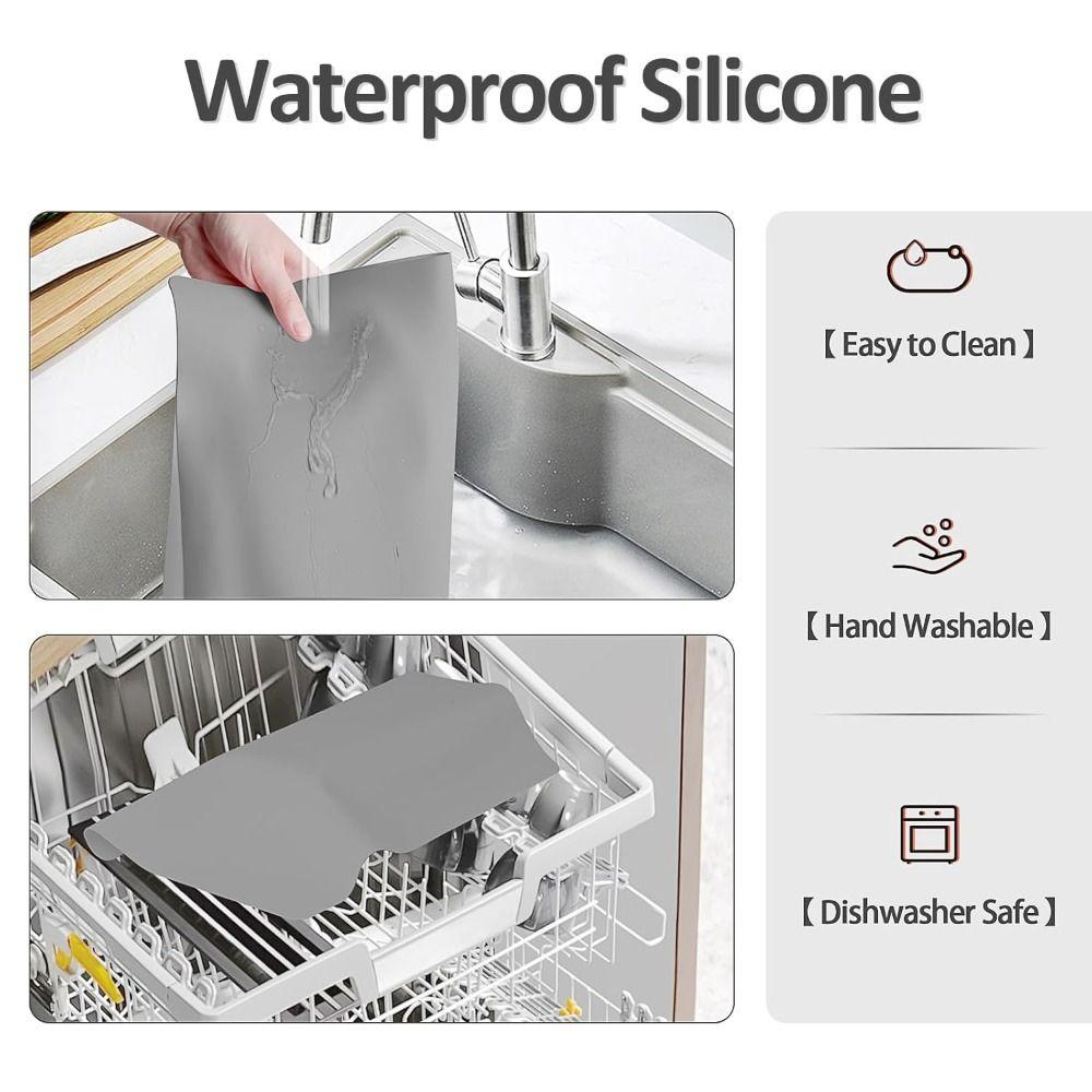 Waterproof Vanity Mat Heat Resistant Makeup Accessories  for Use While Traveling