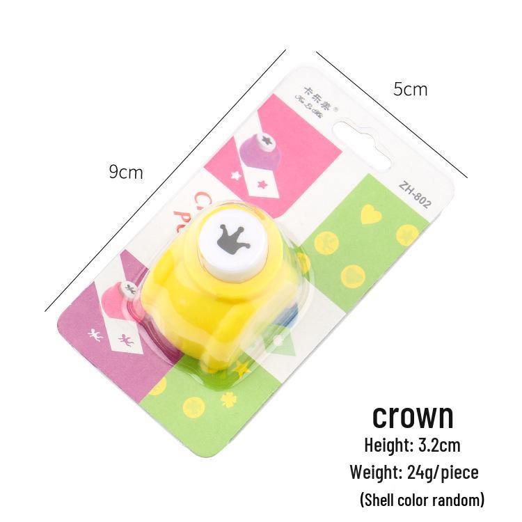 Kids' Easy-Use Embosser: Large DIY Punching & Printing Tool for Kindergarten Crafting