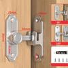 Safety Luminous  Door Buckle Anti-theft Door Hasps Door Lock Guard  Furniture Hardware