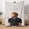 Sheeran Personalized Text Blanket Multi-purpose Customizable Blanket Soft Warm Cozy Great for Nap Picnics Bed Chair Ideal for All Seasons