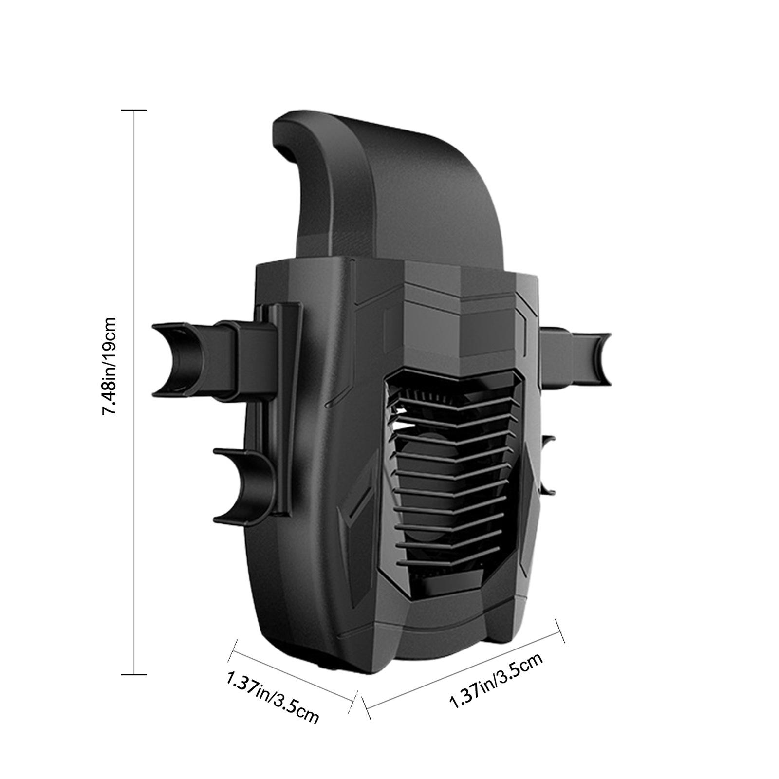 

Автомобильный вентилятор охлаждения, автоматический подголовник заднего сиденья, электрический воздушный вентилятор, портативный 3-скоростной USB-питание для автомобиля, внедорожника, интерьера RV чёрный