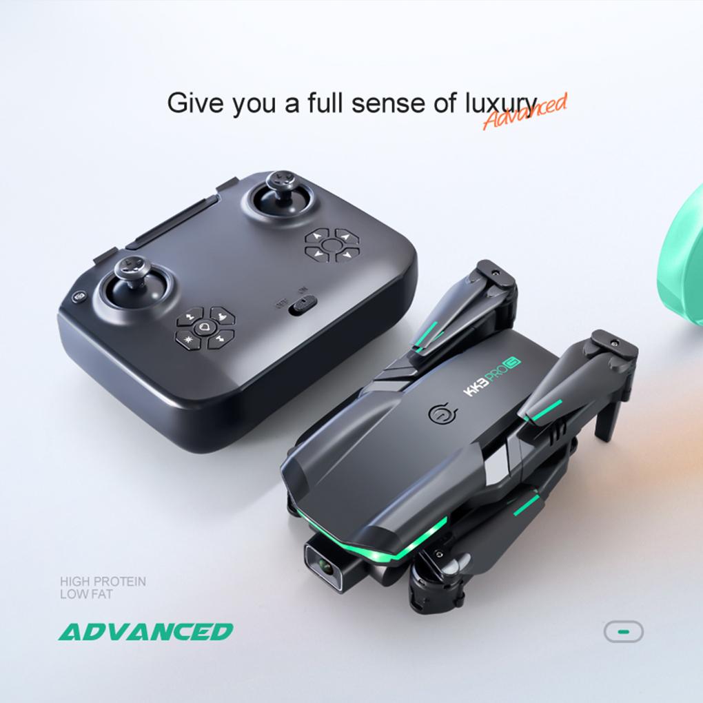 4K High Resolution Remote Control Drone Portable Camping Hiking RC Camera Quadcopter Rechargeable Aircraft Toy Holiday Present