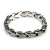 New Hip-hop Retro Dragon Bone Bracelet Front and Back Chain Engraved Double-headed Snake Cobra Cold Style