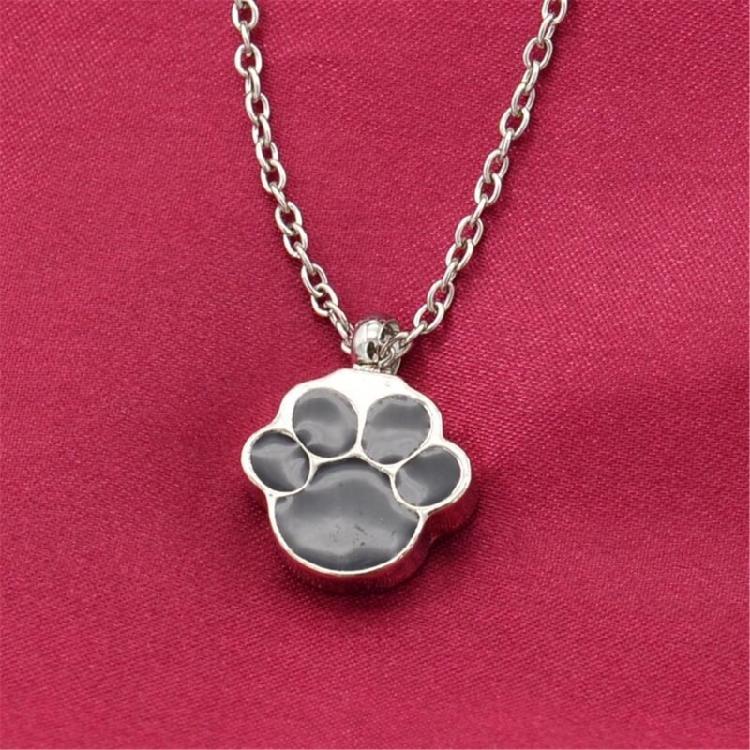 Eye Catching Dog Claw Pendant Necklace Dog Claw Necklace Fashionable Chain Necklace Alloy Texture Neck Jewelry for Daily