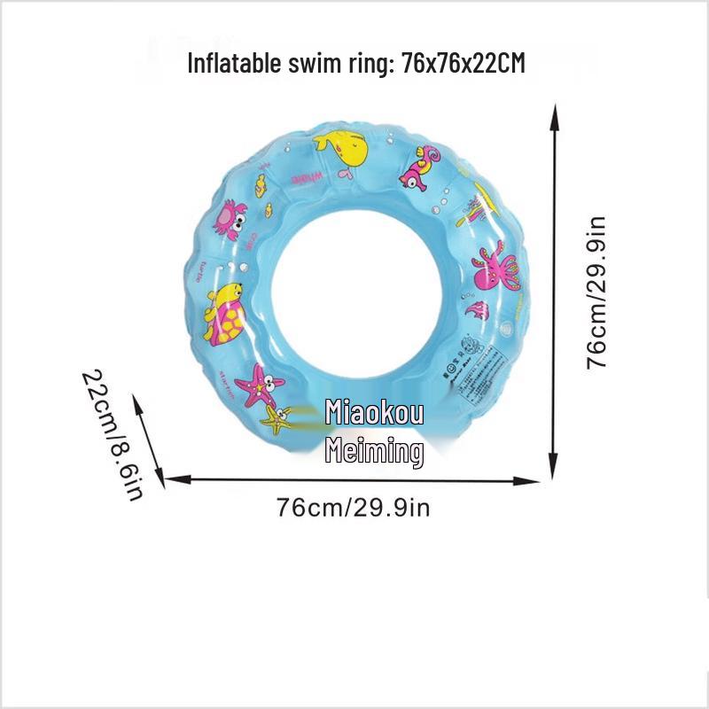 Kids  Inflatable Crystal Swim Ring