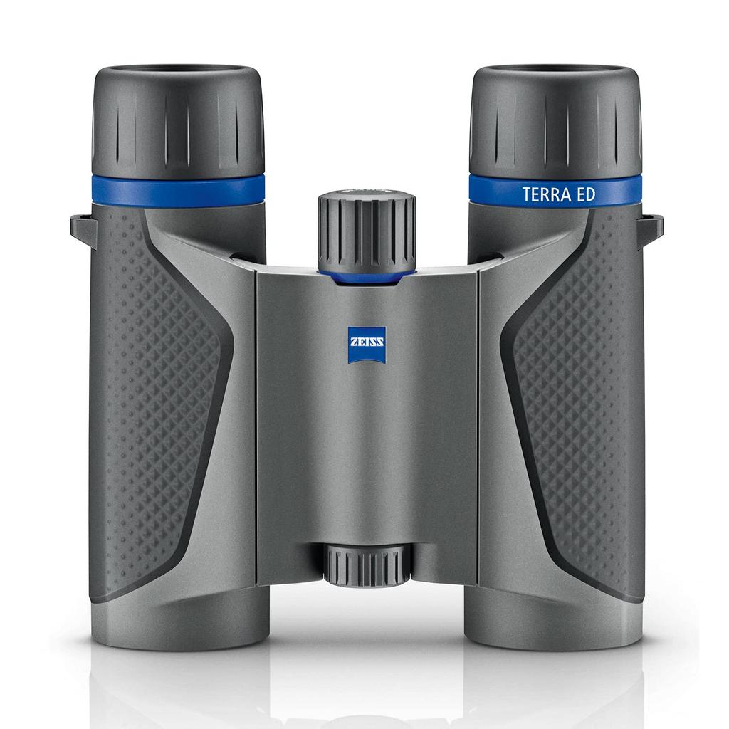 Zeiss Binoculars Terra ED Pocket 10x25 Roof Prism Type 10x 25mm Aperture ED Lens Tough Compact Fully Waterproof Gray 653948 &