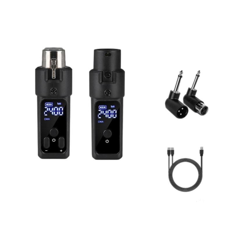 

2.4Ghz Microphone Wireless Converter Transmitter and Microphone Receiver Dynamic Condenser Microphone Universal