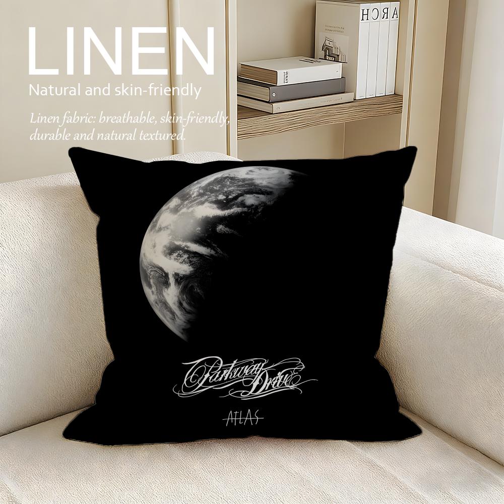 Music Parkway Drive Cushion Cover Pillowcase Set Pcs x x Breathable Washable Sofa Cushion Cover