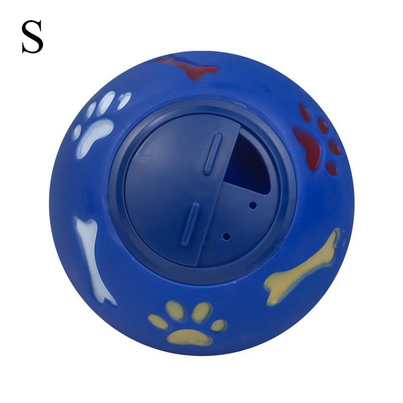 Dog Treat Ball, Slow Feeder Food Dispenser Toy for Cats & Dogs, Interactive Leakproof Rubber Chew Ball for Play & Training