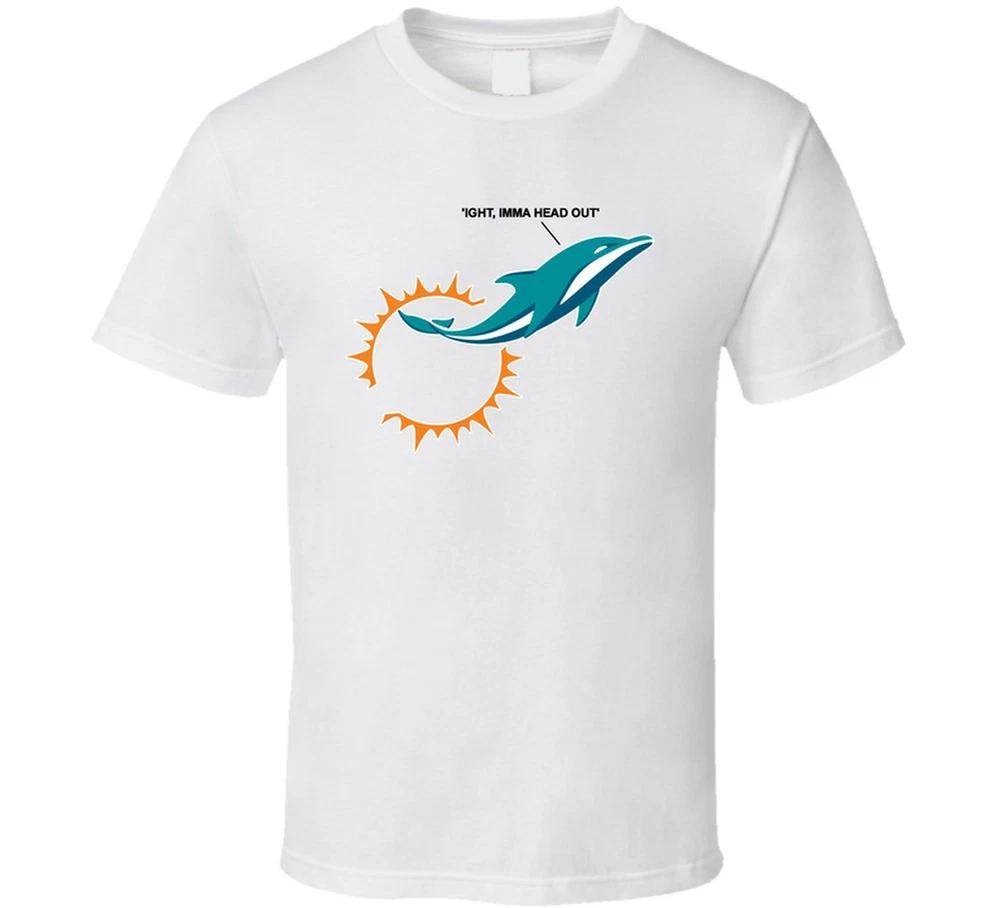 Ight Imma Head Out Miami Football Fan T Shirt S