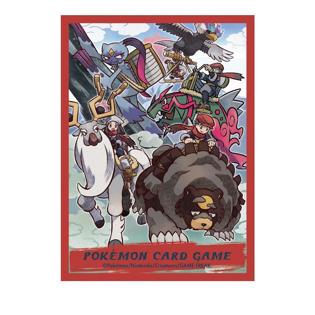 Pokemon Center Original Pokemon Card Game Deck Shield HISUI DAYS Main Character