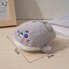 Cute Seals Sea Otter Baby Keychain Plush Seal Figurine Hanging Pendant Keyrings Student Schoolbag Key Chain Pendant Gifts