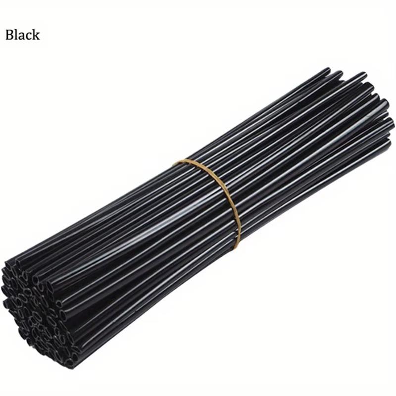 72Pcs Bicycle Off-road Motorcycle Steel Wheel Hub Universal Color Spoke Sleeve Mountain Bike Casing Spoke Retrofit Decoration