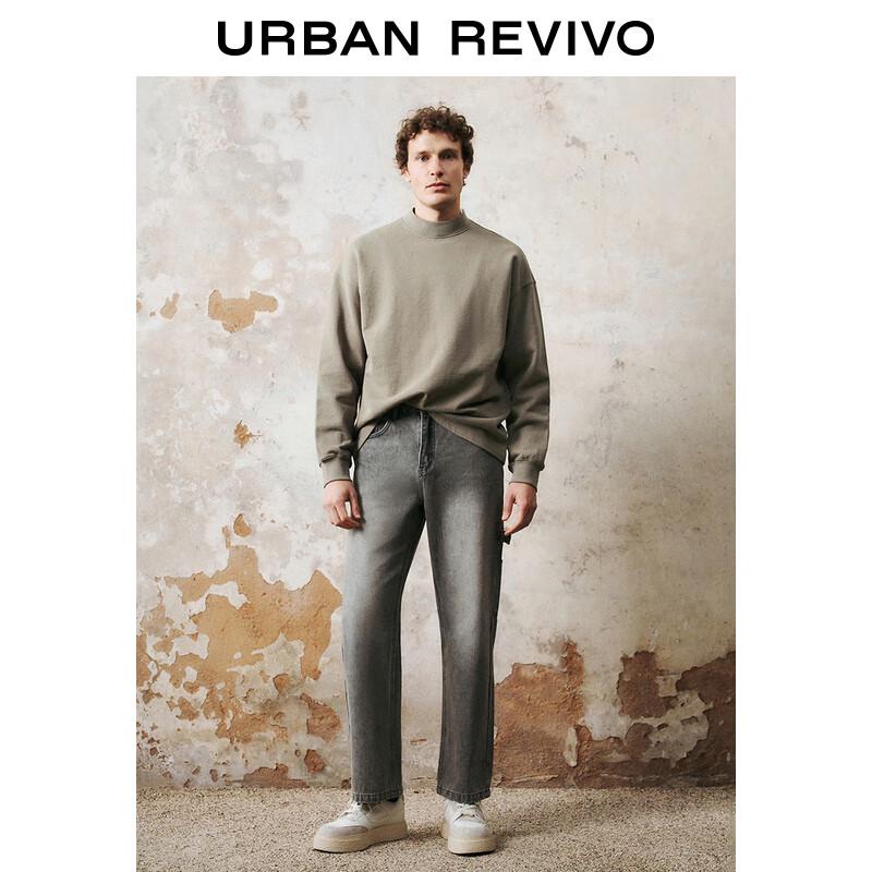 

UR Men s 2025 Spring Loose Fit Cotton Long Sleeve T-Shirt S