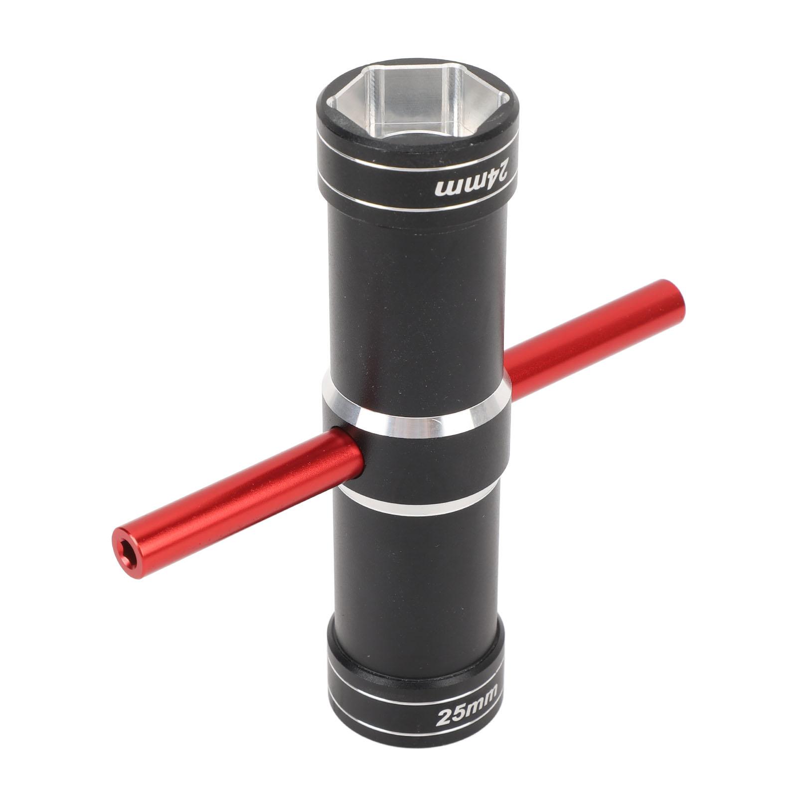 

RC Car Wheel Hex Wrench Aluminum Alloy 4.0mm 5.5mm 24mm 25mm RC Hex Adapter Wheel Wrench for Arrma 1 5 RC Car Red червоний