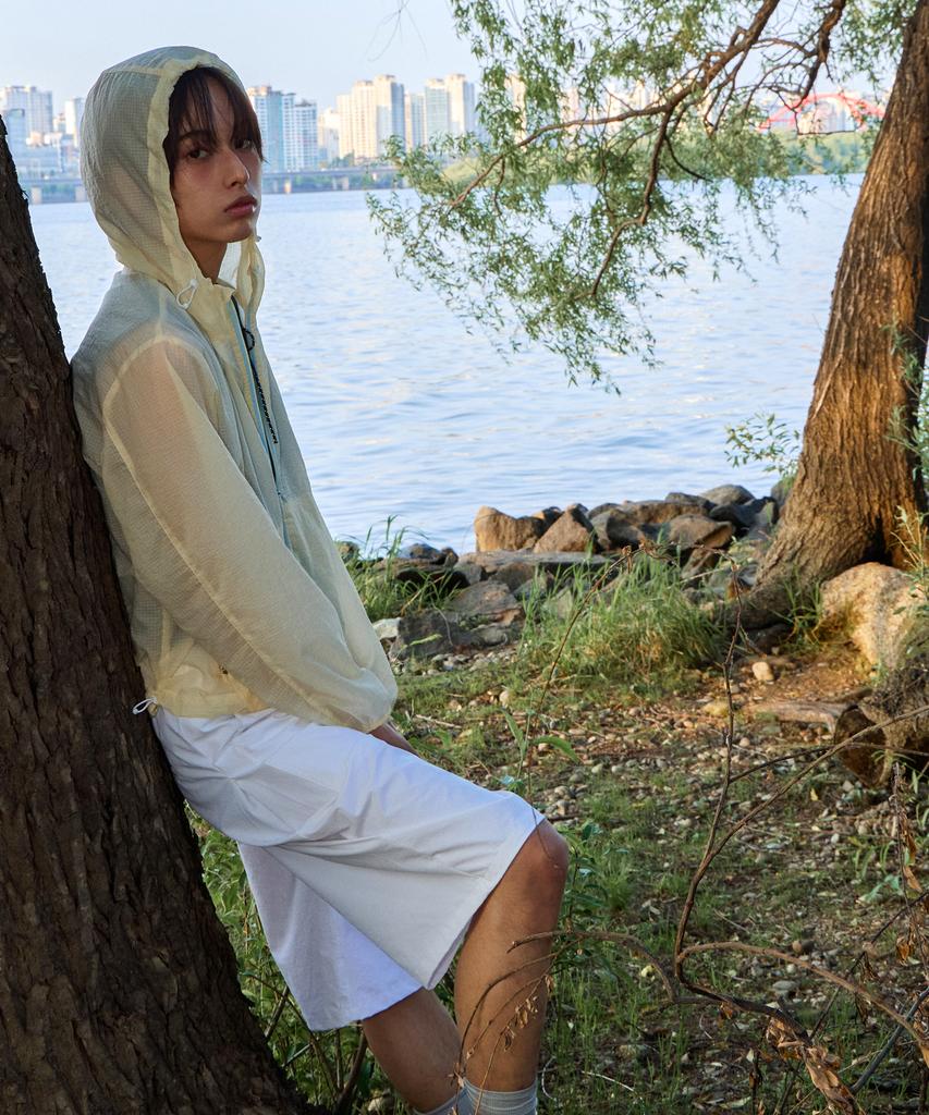 Keuleogsi Summer Ripstop Bermuda Shorts Cloud White