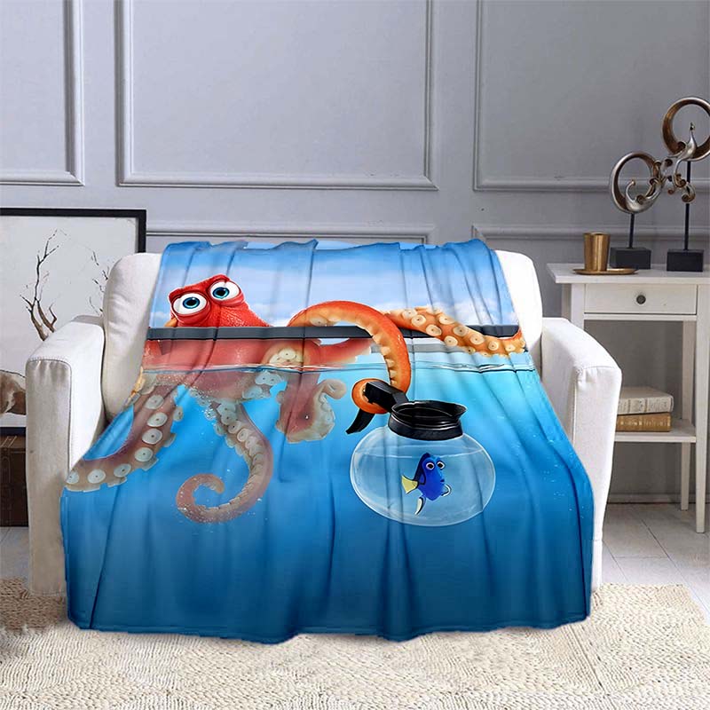 Disney Finding Nemo Pattern Blanket Warm Soft Fluffy Kids and Adult Sofa Bed Throw Blanket Outdoor Travel Camping Luxury Gifts