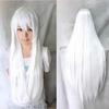 Whimsical W Long Straight Cosplay Wig Women Costume Party Black Red Ombre White Heat Resistant Synthetic Hair Wigs