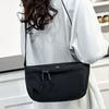 Large Capacity Nylon Shoulder Bag Casual Dumpling Bag Fashion Oxford Cloth Crossbody Bag  Women