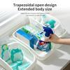 1pcs/kitchen Rack Storage Basket Household Under the Sink Cabinet Good Things with Wheels Narrow Storage Box Rattan Bag Gym Safe