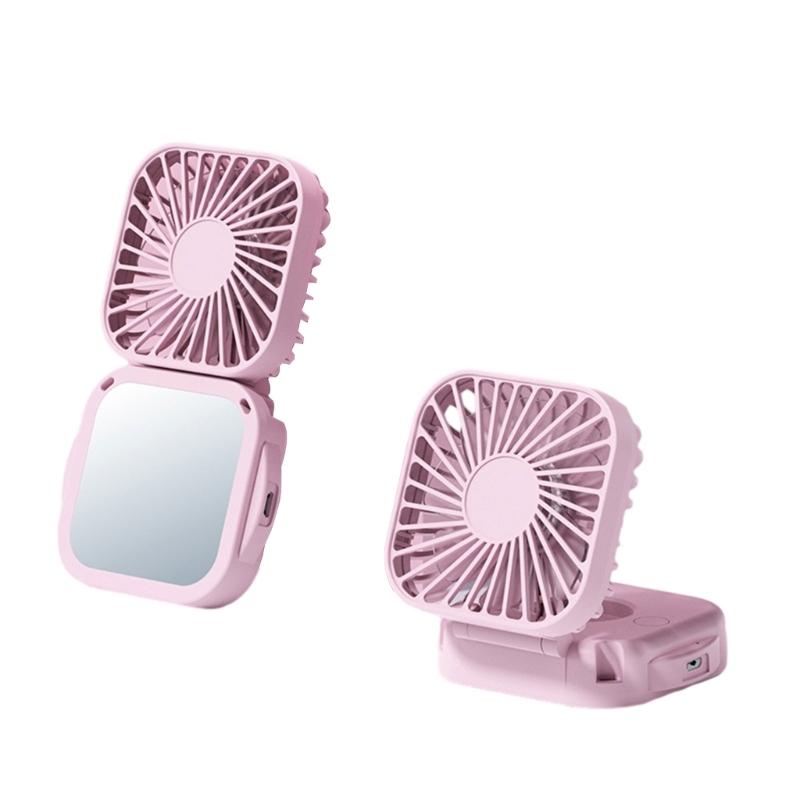 Small Handhelds Fan Necks Fan Electric Fan Summer Cooling Fan Lightweight Desk Fan Neck Straps Fan Plastic Material