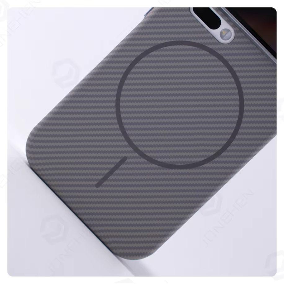 Alloy Lens Frame Carbon Fiber Pattern Magnetic Case For Xiaomi Mi 17 Pro Max 1 Ultra 14 Pro Mi1 Thin Hard PC Cover For