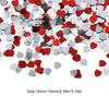 Paper Scraps Mini Heart Shape Plastic Material Confetti Good Luster Scramble Assortment Shape Resistant for Party Decoration
