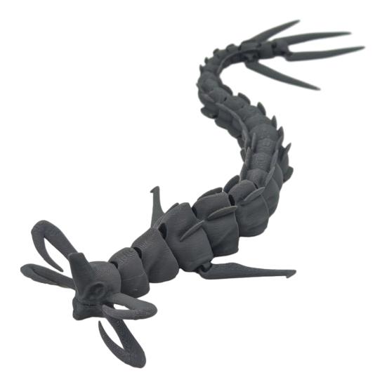 3D Printed Sea Creature Toy Deep Sea Animal Figurine with Movable Joints Articulated Mythical Ocean Predator Model Decoration Ocean Lovers Gift