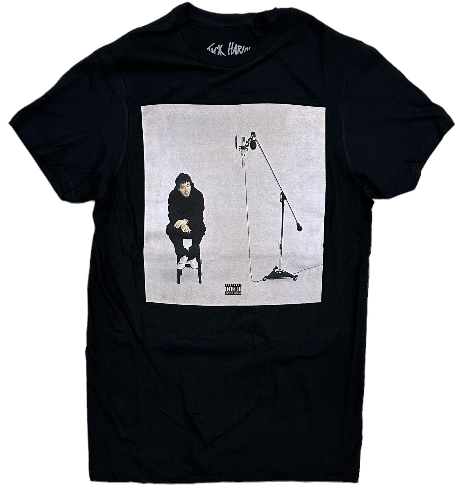 Jack Harlow Men Official Merchandise Album Cover Graphic Tee T-shirt in Black XXXL