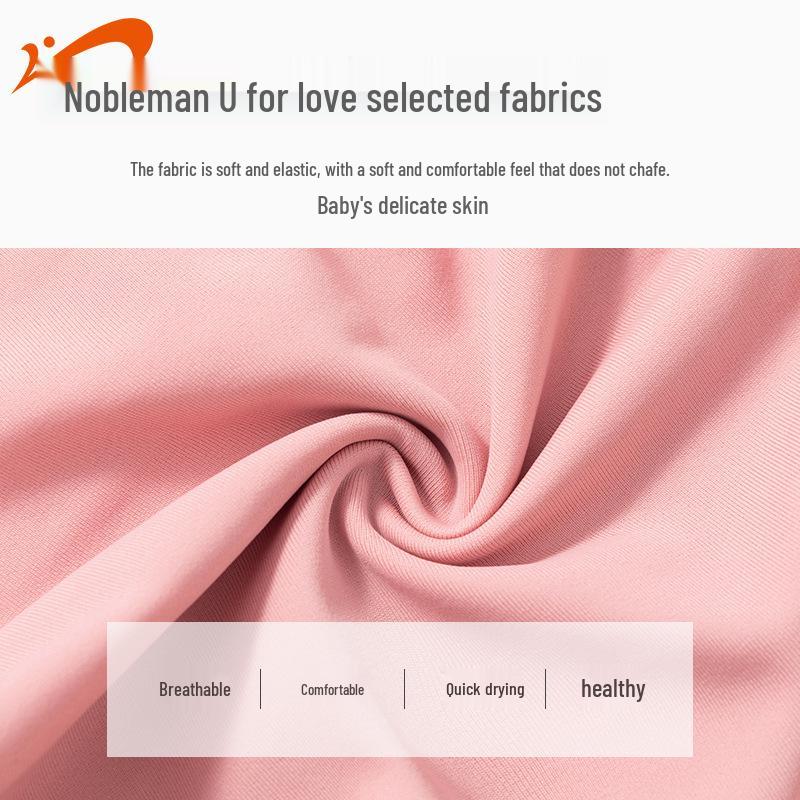 Guirenniao Girls' Sun Protection One-Piece Swimsuit Set, Quick-Drying, Medium & Large Sizes.