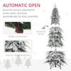 6ft Snow Covered Unlit Artificial Christmas Tree